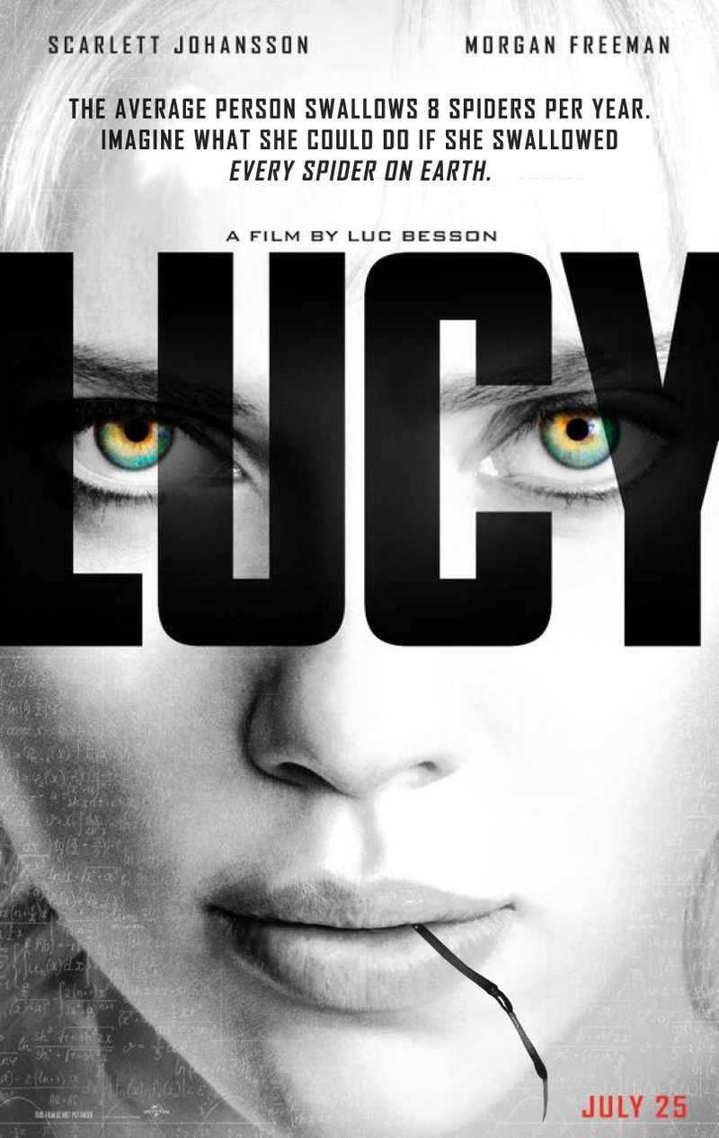 Illustration for article titled What if Lucy spawned other movies about stupid common misconceptions?
